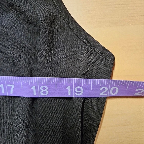 Guess by Marciano Black Bead Embellished Shoulders Deep V-Neck Dressy Blouse - Picture 10 of 12